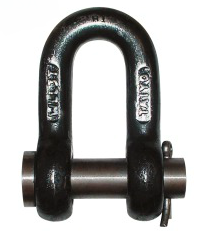 SHACKLE STRAIGHT FLAT HEAD PIN, GALV JIS-M-SA 34MM SWL 7TON
