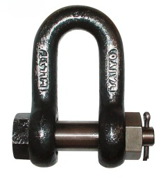 SHACKLE STRAIGHT HEX HEAD BOLT, GALV JIS-M-SB 20MM SWL 2.5TON