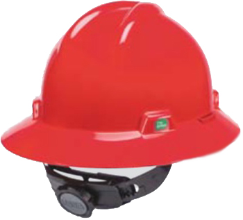 HAT SAFETY V-GARD GREEN HIGH, DENSITY POLYETHYLENE BLUE