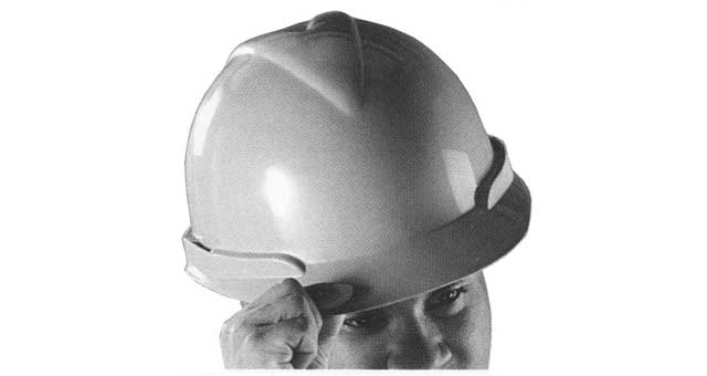 HELMET SAFETY LATERAL PROTECT, POLYETHLENE RED