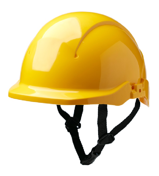 HELMET REDUCED PEAK SLIP, NONVENT STANDARD HIVIZ ORANGE