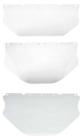 VISOR FLAT V-GARD CLEAR, 203X432X1.52MM MSA 10115840