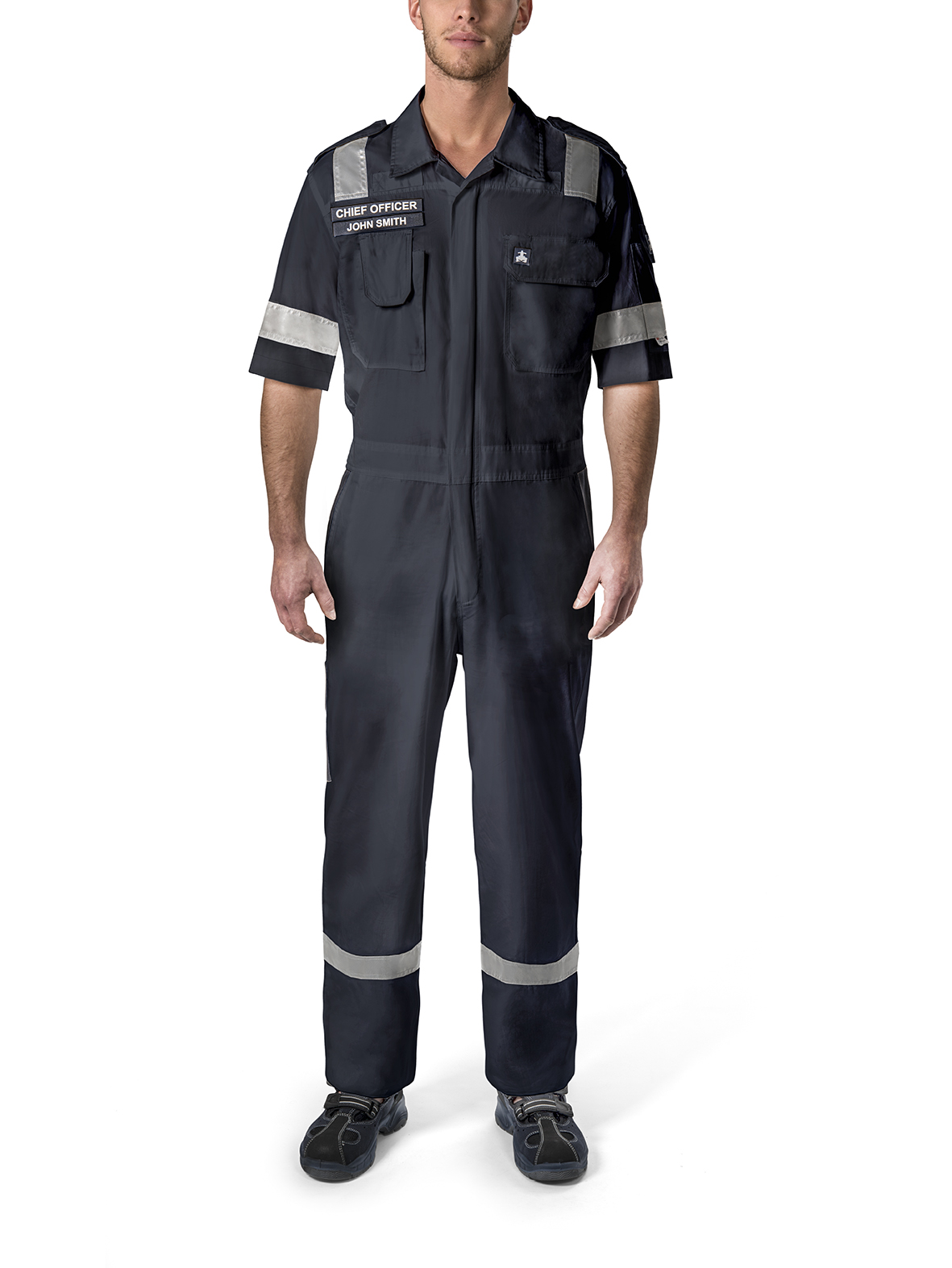 BOILERSUIT COTTON SHORT SLEEVE, UV/HEAT/REFLECT WHITE 2XL