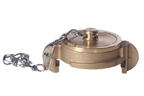CAP FIRE HOSE COUPLING BRASS, NAKAJIMA 1-1/2" LUG SIZE 61MM