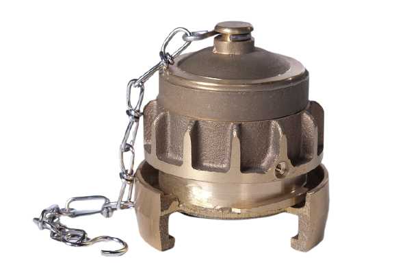 CAP HOSE COUPLING BRASS NOR, 2-1/2" (LAS 1/65A) SM542065