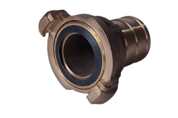 COUPLING HOSE BRASS GOST 2LUGS, 2-1/2" LUG 96MM HOSE END 64MM