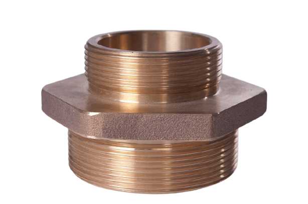 NIPPLE REDUCING BRASS SM905066, 2-1/2" X 2" BSP MALE
