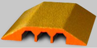 STEPMATE BRIDGE FOR PIPE/CABLE, ANTISLIP PCB1 SAFE YELLOW FINE