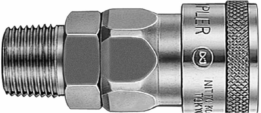 COUPLER QUICK-CONNECT BRASS, 10SM R-1/8