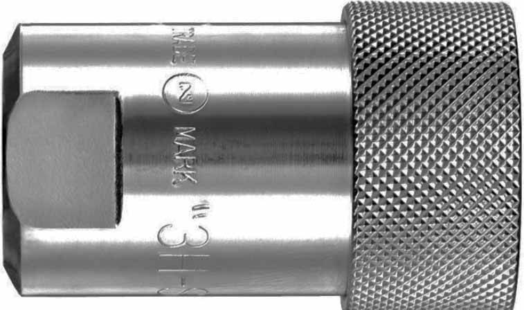 COUPLER QUICK-CONNECT STEEL, SOCKET 3-HS RC-3/8