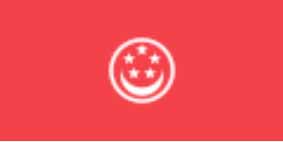 FLAG CIVIL ENSIGN, SINGAPORE 1' X 1.5'