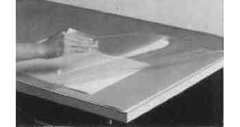 MAT DESK PVC TRANSPARENT, 900X620X2MM
