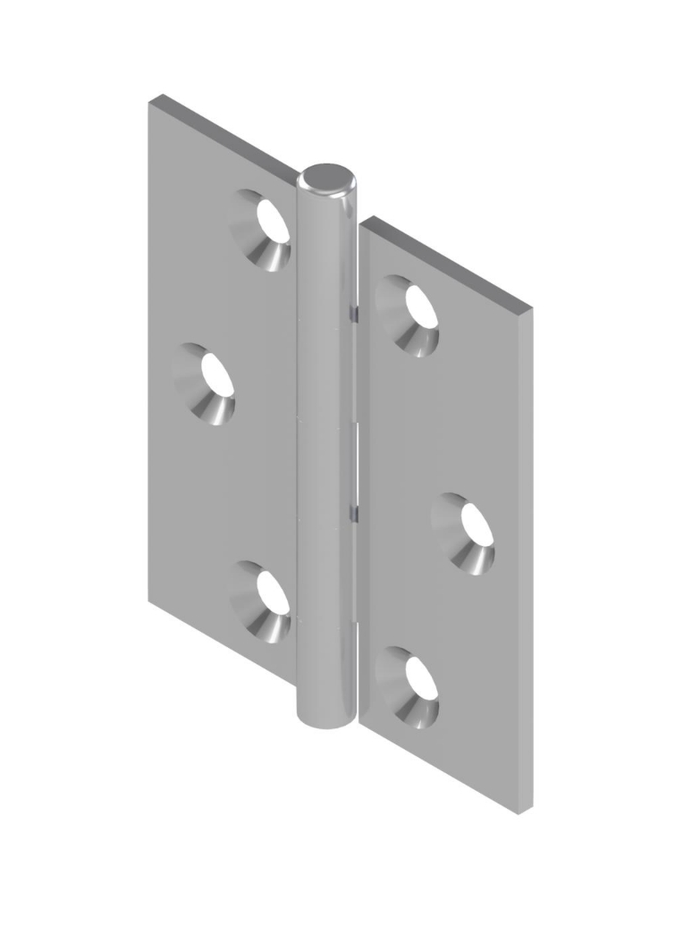 HINGE BRASS 30 X 40MM, SCHWEPPER 145