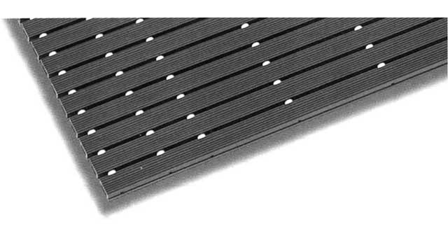 MAT DOOR VINYL JOINTED, P.V.C. CORRUGATED 45X75CM