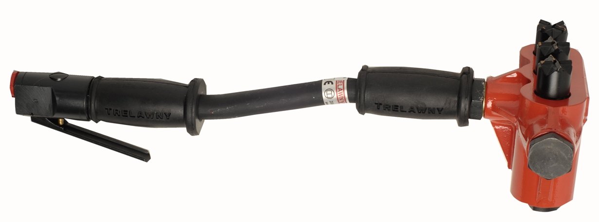 SCALING HAMMER PNEUMATIC SF3, SINGLE PIECE STEEL TRIPLE HEAD