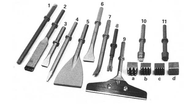 JOINT CHISEL #2, FOR AIR CHISEL HAMMER MH23K