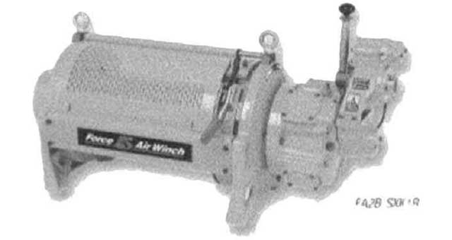 WINCH AIR LIFT 5,000 LBS 25HP, DRUM L20" INGERSOLLRAND FA2.5A