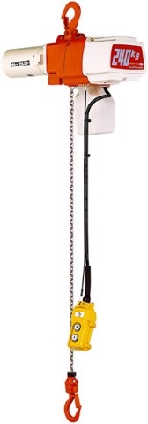 HOIST CHAIN ELEC AC240V 1-PH, 240KG MAX 3MTR