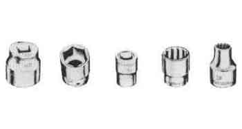 SOCKET WRENCH 12-POINT, 12.7MM/SQ DRIVEX16MM (5/8")