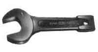 WRENCH STRIKING SINGLE OPENEND, 15DEG BENT 100MM