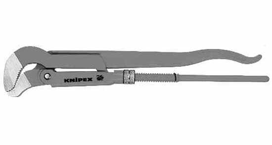 WRENCH PIPE S TYPE 45DEG JAWS, CAPACITY 1"
