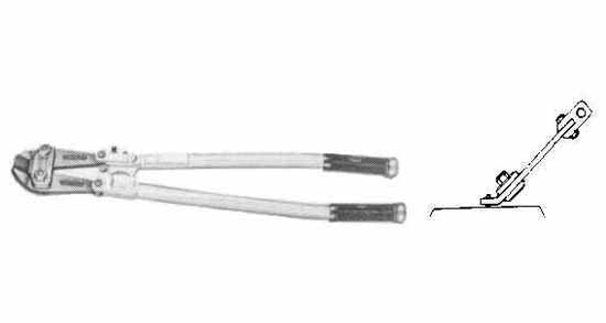 CUTTER BOLT ANGLE EDGE 600MM