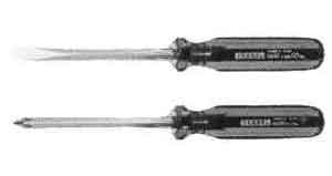 SCREWDRIVER PLASTIC HANDLE, SQUARE-BLADE SLOTTED 8X150MM