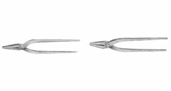 TONGS BLACKSMITH FLAT 450MM