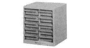 PARTS CABINET WITH 24 DRAWERS, STEEL 360X240X380MM