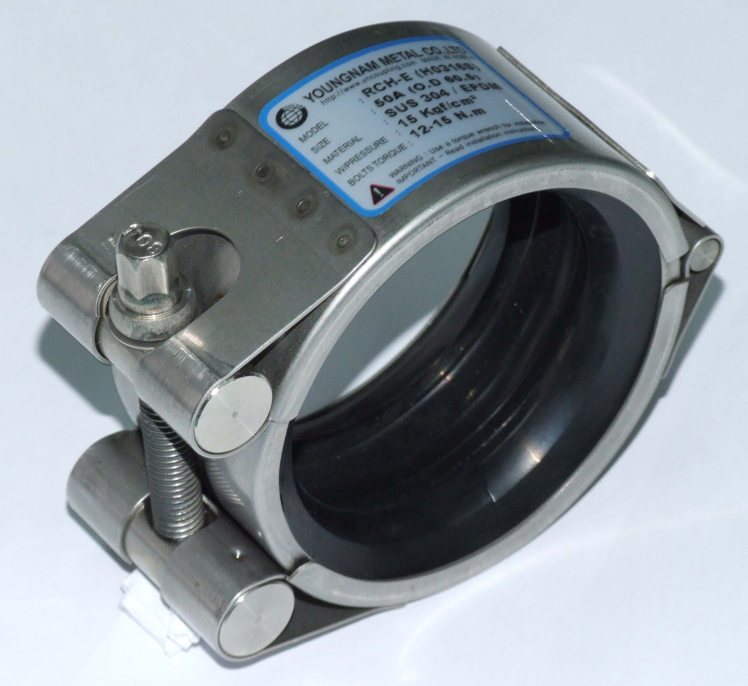 CLAMP REPAIR FOR ELBOW PIPE, 15A EPDM W/P:18KGF/CM2