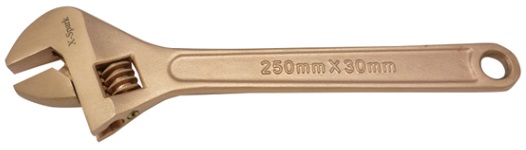 WRENCH ADJUSTABLE NON-SPARK, BERYLLIUM COPPER ALLOY 375MM