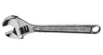 WRENCH ADJUSTABLE RIDGID #712, CHROMED PLATE 300MM