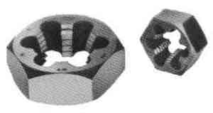 DIE RETHREADING HEX STRAIGHT, THREAD PF2X11TPI CARBON STEEL
