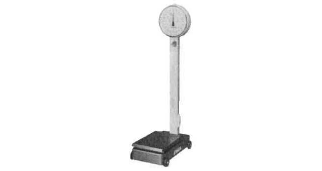 SPRING PLATFORM SCALE, WITH WHEEL CAPACITY 250KGS