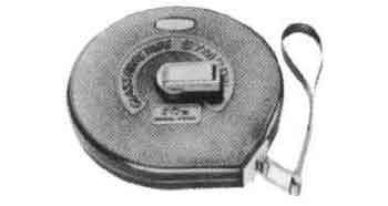 TAPE MEASURING LINEN, WITH METAL CASE 50MTR