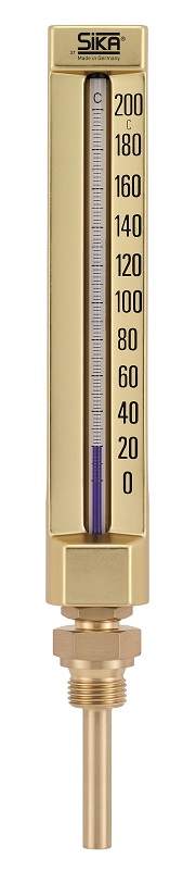 THERMOMETER SIKA 271B 200X36MM, PT1/2 0-600DEG.C 100MM-STEM