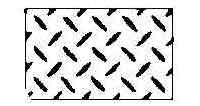 STEEL CHECKER PLATE HOT-ROLLED, 4.5X1219X2438MM