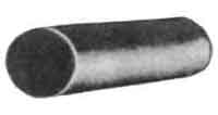 ZINC CASTING ROUND SOLID, 115X300MM