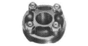 FLANGE MALLEABLE CAST IRON, BLACK 3/4