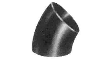 ELBOW STEEL BUTT-WELDING SGP, 45DEG LONG RADIUS 50A