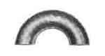 RETURN BEND STEEL BUTT-WELDING, SGP 180DEG LONG RADIUS 100A