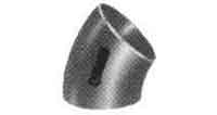 ELBOW STEEL BUTT-WELDING 45DEG, LONG RADIUS H.P. SCH-80 300A