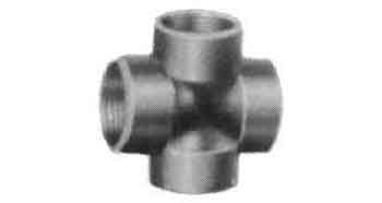 CROSS STEEL 1 THREADED, FOR H.P. PIPE FITTING