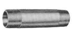 NIPPLE LONG STEEL 2 X 6", THREADED FOR H.P. PIPE FITTING