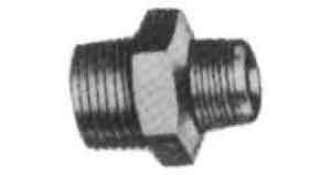 NIPPLE HEXAGON REDUCING STEEL, THREADED 1-1/4X1/2 F/H.P. PIPE