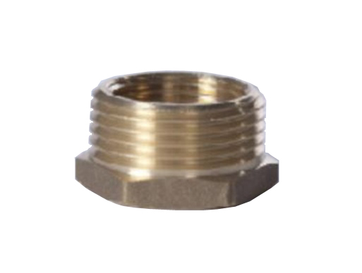 BUSHING HEXAGON BRASS 1-1/4X1, THREADED