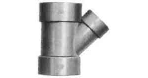 Y-PIECE REDUCING PVC 45DEG, FOR DRAIN SIZE 75 X 65