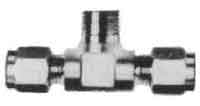 BRANCH TEE MALE FLARELESS, STAINLESS STEEL 8MMXPT1/8