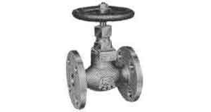 GLOBE VALVE BRONZE FLANGED-END, F7301 5KG-50MM