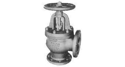 ANGLE VALVE CAST-IRON FLANGED, F7306 5KG-400MM